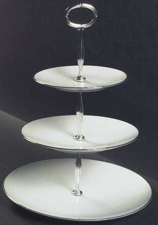 Colony 13 7/8"-14 1/4" 3-Tiered Serving Tray(DP,SP,BB) HC