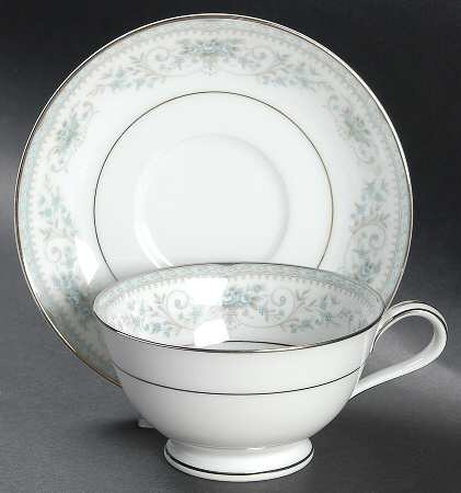 Colburn Footed Cup & Saucer Set