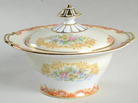 Colby (Rust On Edge) Sugar Bowl & Lid