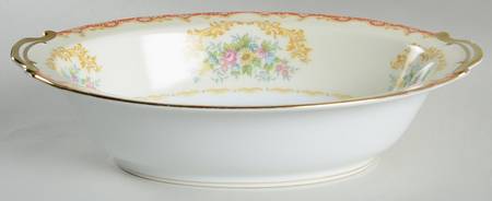 Colby (Rust On Edge) 10" Oval Vegetable Bowl