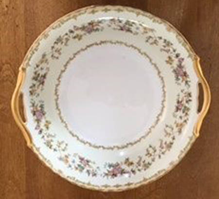 Columbine (3803) Handled Cake Plate