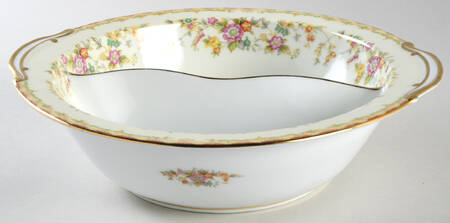 Columbine (3803) Round Divided Vegetable Bowl