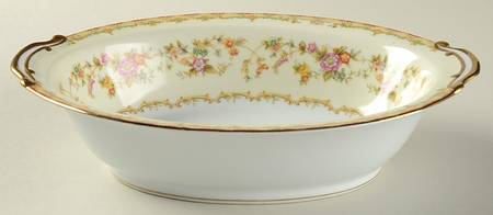 Columbine (3803) 8" Oval Vegetable Bowl