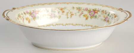 Columbine (3803) 10" Oval Vegetable Bowl