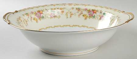 Columbine (3803) 10" Round Vegetable Bowl