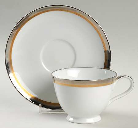 Compton Footed Cup & Saucer Set