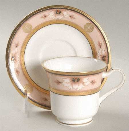 Commemoration Footed Cup & Saucer Set