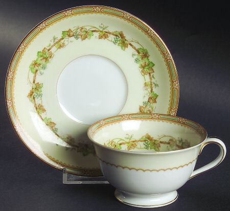 Concord Footed Cup & Saucer Set