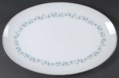 Concord (Platinum Trim) 16" Oval Serving Platter