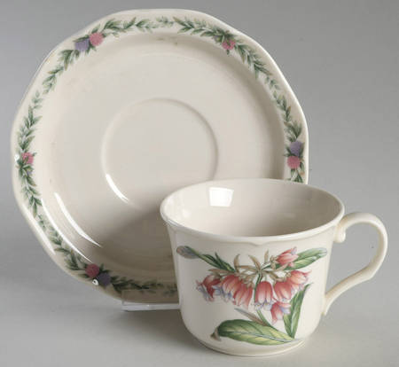 Conservatory Flat Cup & Saucer Set