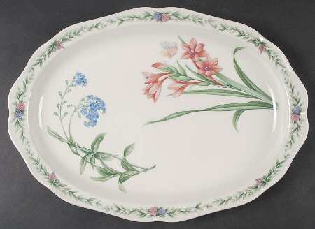 Conservatory 14" Oval Serving Platter