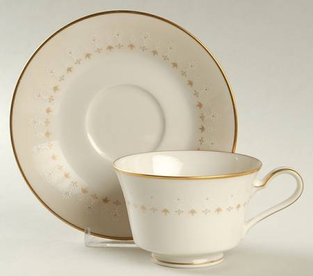 Constellation Footed Cup & Saucer Set