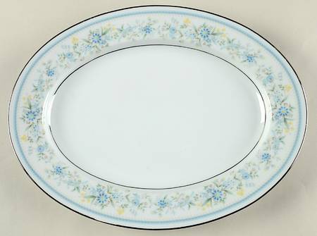 Contentment 11" Oval Serving Platter