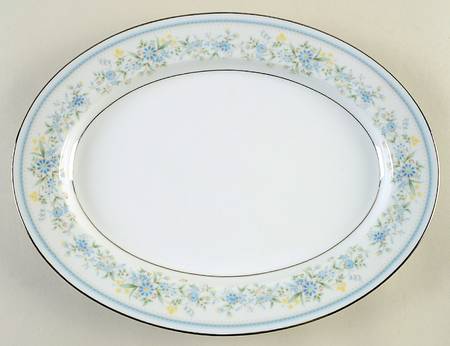Contentment 13" Oval Serving Platter