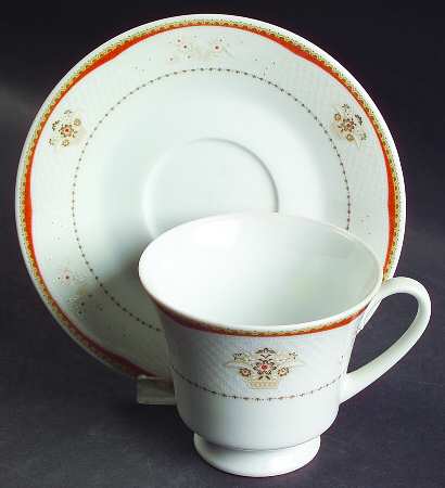 Contessa Footed Cup & Saucer Set