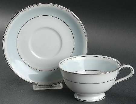 Corday Footed Cup & Saucer Set