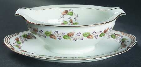 Cordova Gravy Boat with Attached Underplate