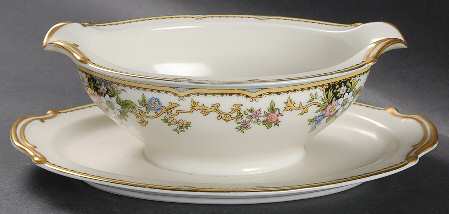Cordova Gravy Boat with Attached Underplate