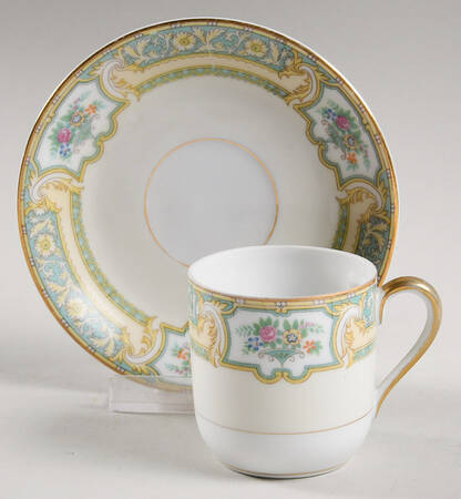 Corinthia Flat Demitasse Cup & Saucer Set