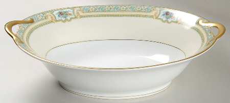 Corinthia 10" Oval Vegetable Bowl