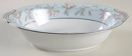 Corinne 10" Oval Vegetable Bowl