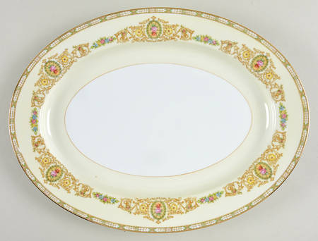 Corinne 13" Oval Serving Platter