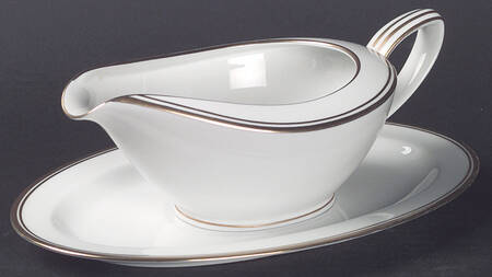Coronet Gravy Boat with Attached Underplate
