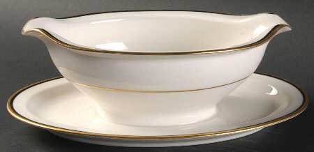 Coronet Gravy Boat with Attached Underplate