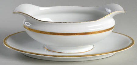 Coronet Gravy Boat with Attached Underplate