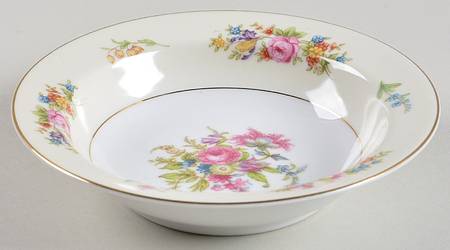 Corsage (4019) Rim Fruit/Dessert (Sauce) Bowl