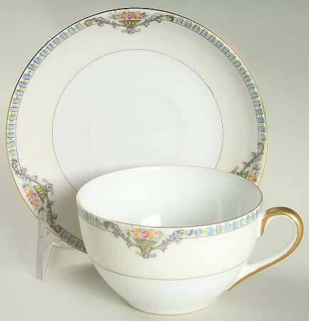 Cortez Flat Cup & Saucer Set