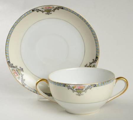 Cortez Flat Bouillon Cup & Saucer