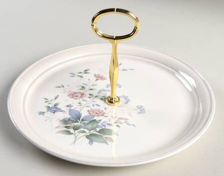 Cortland Round Serving Plate with Center Handle (Dp) Hc
