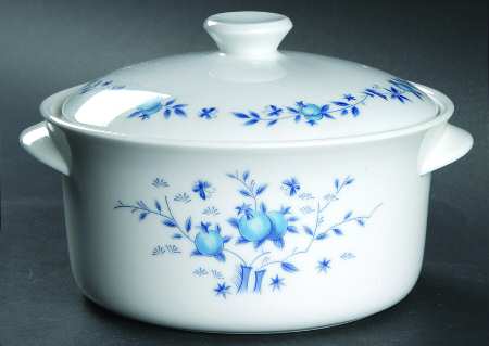 Country Side 1 Qt Round Covered Casserole