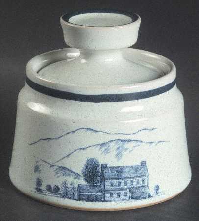 Colonial Times Sugar Bowl & Lid