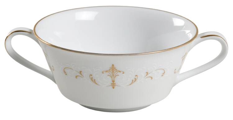 Courtney Flat Cream Soup Bowl
