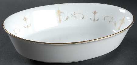 Courtney 9" Oval Vegetable Bowl