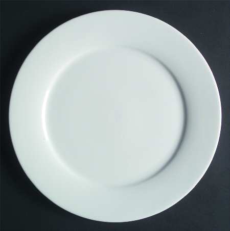 Commander White 11" Chop Plate (Round Platter)