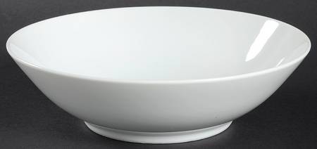 Commander White 8" Round Vegetable Bowl