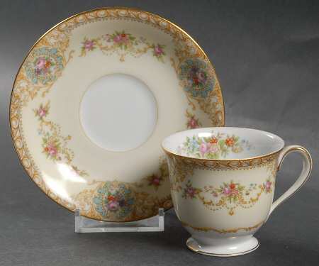 Coypel Footed Demitasse Cup & Saucer Set