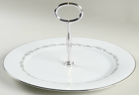 Crestmont Round Serving Plate with Center Handle (Dp) Hc