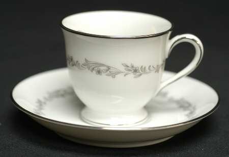 Crestmont Footed Demitasse Cup & Saucer Set