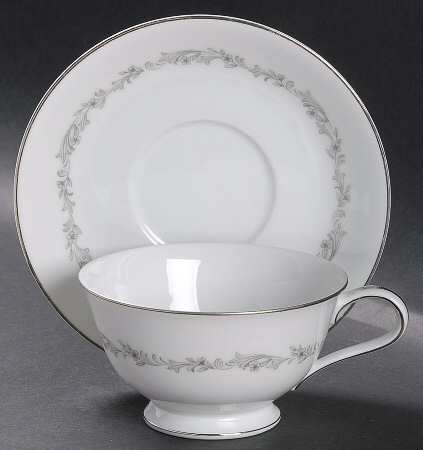 Crestmont Footed Cup & Saucer Set