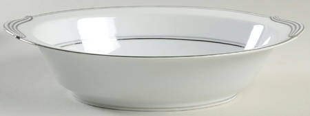Crest 10" Oval Vegetable Bowl by Noritake