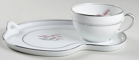 Crest Snack Plate & Cup Set