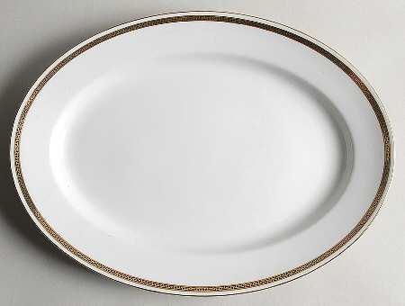 The Crete 14" Oval Serving Platter