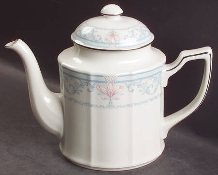 Crown Flower Tea/Coffee Pot & Lid