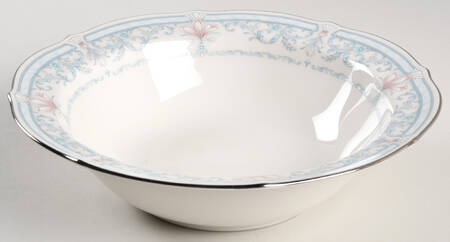 Crown Flower 9" Round Vegetable Bowl