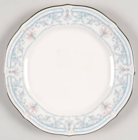 Crown Flower Bread & Butter Plate