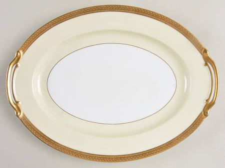 Crest Gold 11" Oval Serving Platter